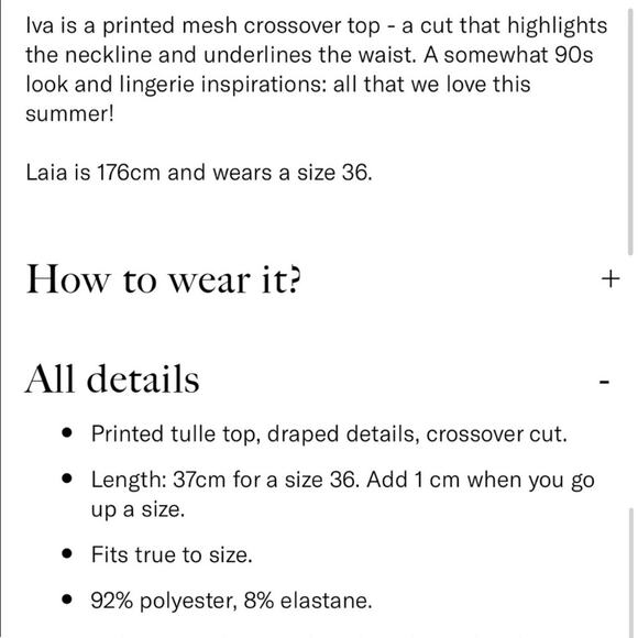 Rouje Floral Wrap Blouse in Cream and Pink - Picture 16 of 16